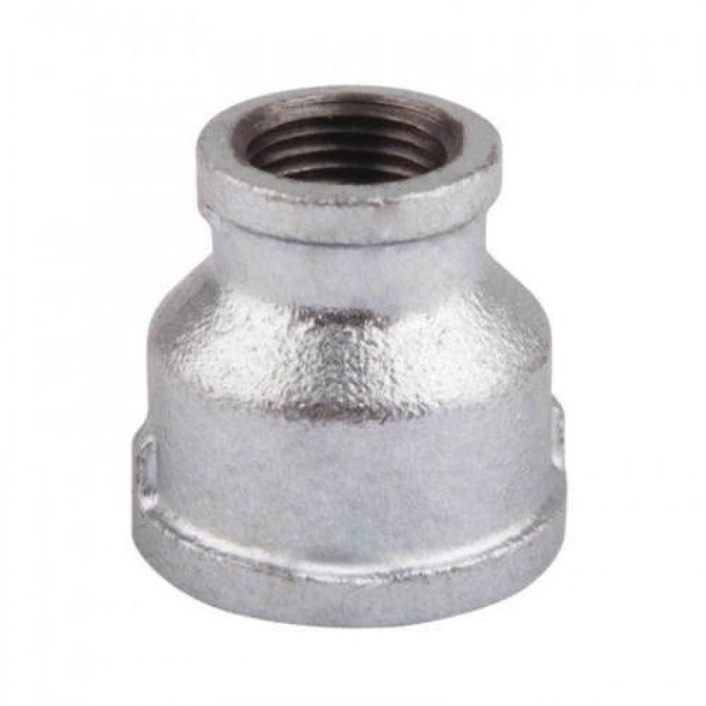 Муфта чавунна оцинкована редукційна D=1x3/4", ВВ Муфта чавунна оцинкована редукційна D=1x3/4", ВВ